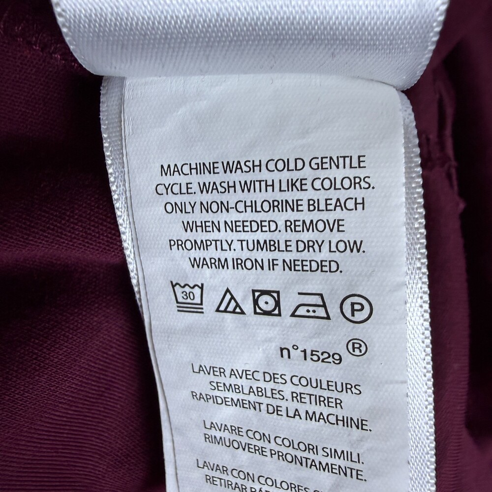 Polo Ralph Lauren Long Sleeve Polo, Sz 2XLT Tall, Burgundy/Maroon, Colored Pony - Picture 13 of 15